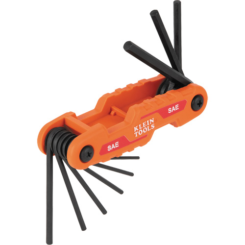 Compact Folding Hex Key Set, 9 Pcs., Imperial Toolneeds Inc.
