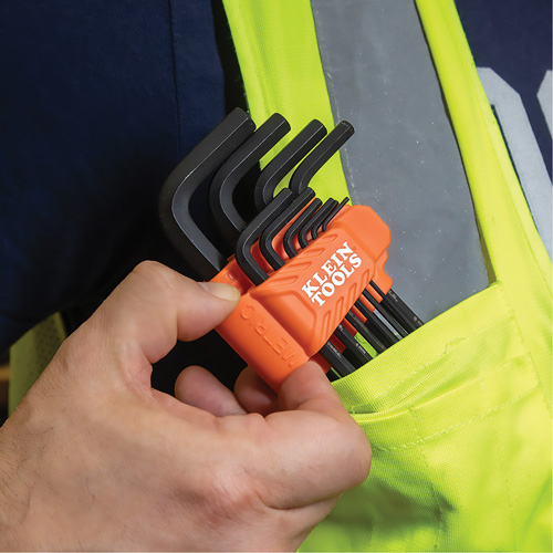 L-Style Long Ball-End Hex Key Set, 10 Pcs., Metric Toolneeds Inc.