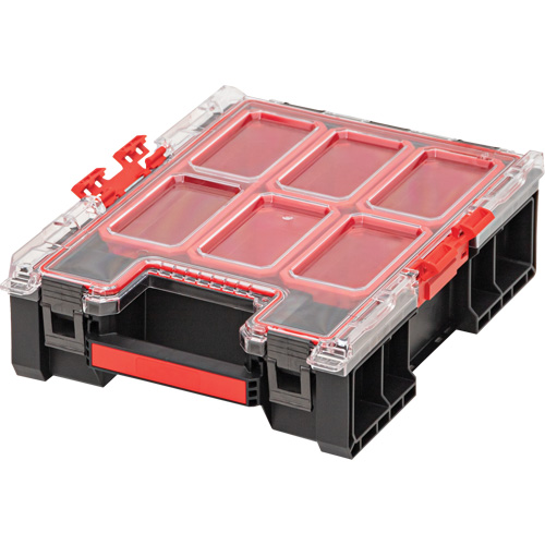 Organisateur moyen haut avec bacs Arx, 10-2/5" x 14-3/10" x 4-1/5", Noir Toolneeds Inc.