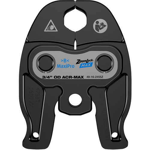 3/4" ZoomLock&reg; MAX Press Jaw for M12 FORCE LOGIC Press Tools Toolneeds Inc.