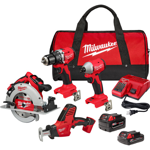 Trousse combin&eacute;e 4 outils, Lithium-ion, 18 V Toolneeds Inc.