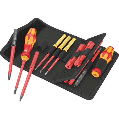 Insulated Screwdriver Set for Slotted Screws, 1000 V, 18 Pcs Toolneeds Inc.