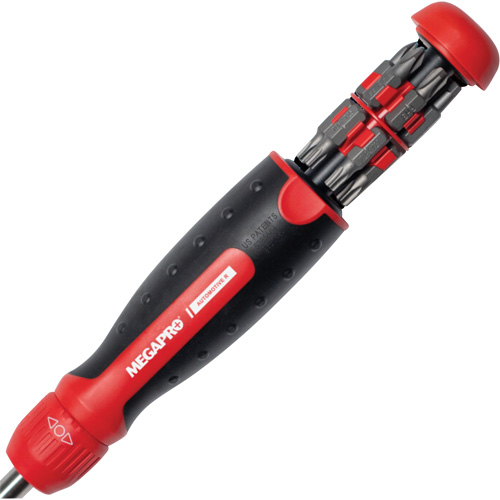 13-in-1 Automotive Ratcheting Multi-Bit Screwdriver, Cushion Grip Handle Toolneeds Inc.
