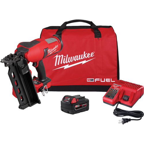 Fuel Duplex Nailer Kit, 18 V, Lithium-Ion Toolneeds Inc.