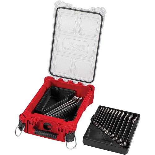 Wrench Set with PackOut Compact Organizer, Combination, 15 Pieces, Metric Toolneeds Inc.