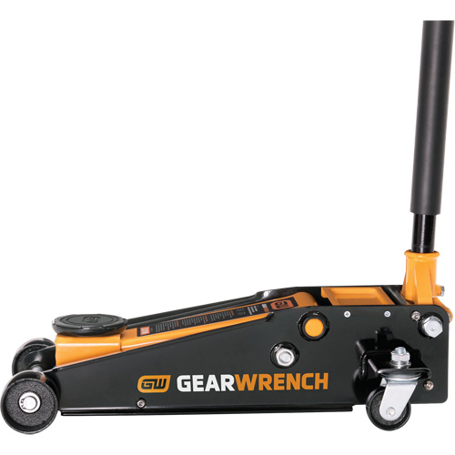 Heavy-Duty Floor Jack, 3 Ton(s) Capacity, 5-1/4" Lowered, 18-1/4" Raised, Manual Hydraulic Toolneeds Inc.