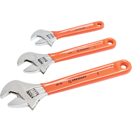 Jeu de cl&eacute;s &agrave; prise coussin&eacute;e, Ajustable, 3 morceaux Toolneeds Inc.