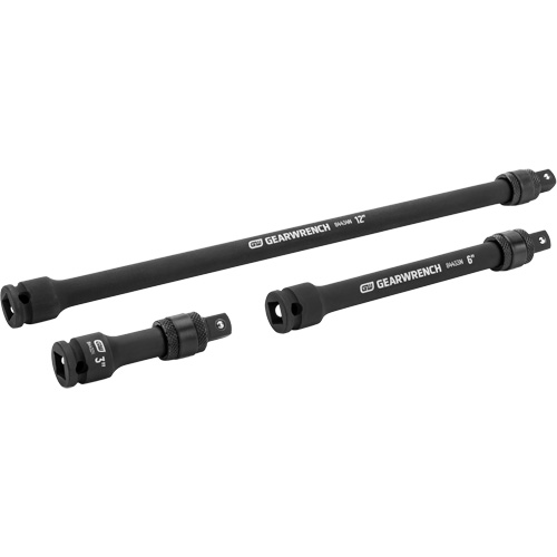 3-Piece Impact Locking Extension Set, 3/8" Drive, Manganese Phosphate Finish, 3 Pcs Toolneeds Inc.