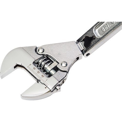Cl&eacute; flexible &agrave; rochet ajustable, 8" lo, la max. 2-27/50", Chrome/Poli Toolneeds Inc.
