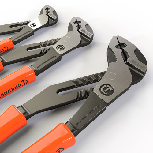 Z2 K9 Straight Jaw Dipped Handle Tongue & Groove Plier Set, 3 Pieces Toolneeds Inc.