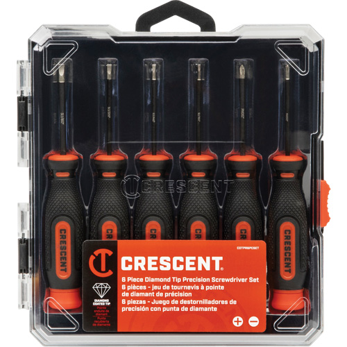 Diamond Tip Precision Screwdriver Set, 6 Toolneeds Inc.