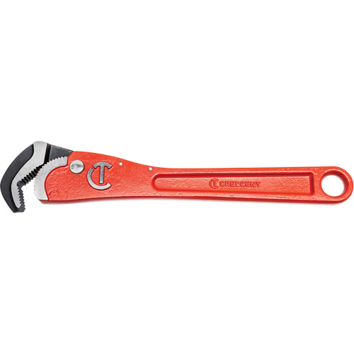 Self-Adjusting Pipe Wrench, 1-1/2" Jaw Capacity, 12" Long, Powder Coated Finish, Non-Ergonomic Handle Toolneeds Inc.