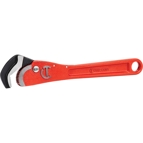 Self-Adjusting Pipe Wrench, 1-1/2" Jaw Capacity, 12" Long, Powder Coated Finish, Non-Ergonomic Handle Toolneeds Inc.