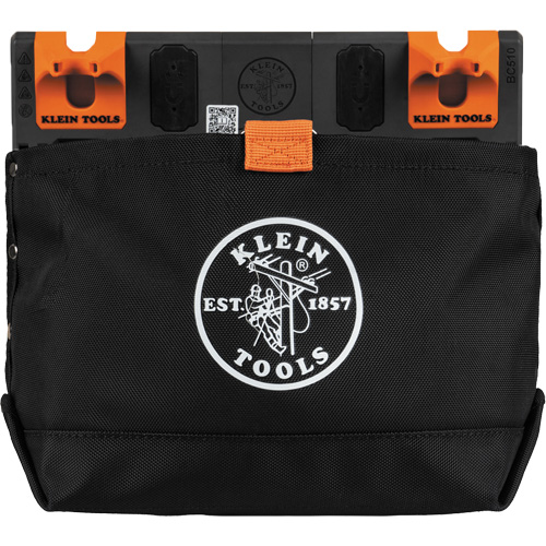 Module de poche pour quincaillerie avec crochet en S Bucket Work Centre, Nylon, 1 pochettes, Noir/Orange Toolneeds Inc.