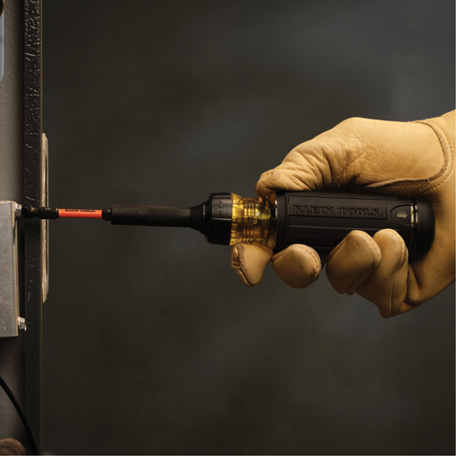 15-in-1 Ratcheting Impact-Rated Multi-Bit Torsion Zone Screwdriver, 9-1/2" L, Cushion Grip Handle Toolneeds Inc.