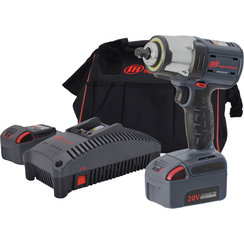 Compact High Torque Cordless Impact Wrench Kit, 20 V, 1/2" Socket Toolneeds Inc.