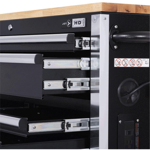 HDRC5212 Armoire mobile de s&eacute;rie HD, 12 tiroirs, 51-1/4" la x 21" p x 40-3/10" h, Noir Toolneeds Inc.