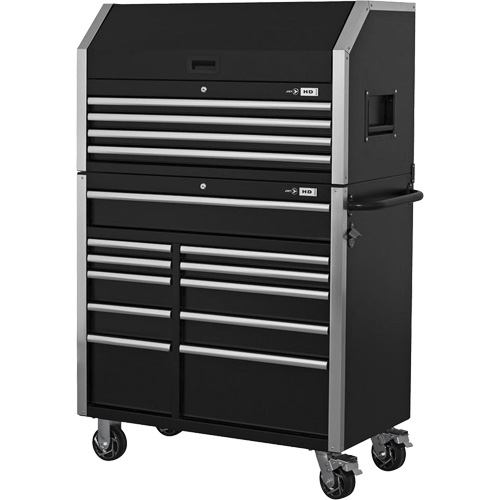 HDCC-4115 HD Series Toolbox Combo, 21-1/2" D x 44-1/5" W x 63-3/10" H, Black Toolneeds Inc.