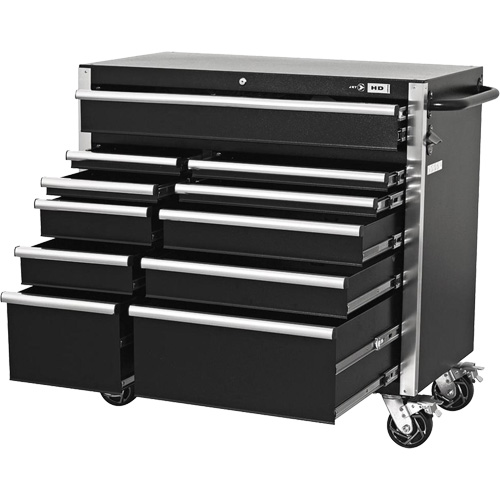 HDCC-4115 HD Series Toolbox Combo, 21-1/2" D x 44-1/5" W x 63-3/10" H, Black Toolneeds Inc.