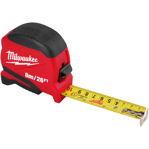 Compact Tape Measure, 1" x 26' Toolneeds Inc.