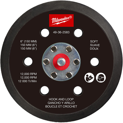 Ensemble de ponceuse orbitale al&eacute;atoire 6" M12 FUEL Toolneeds Inc.