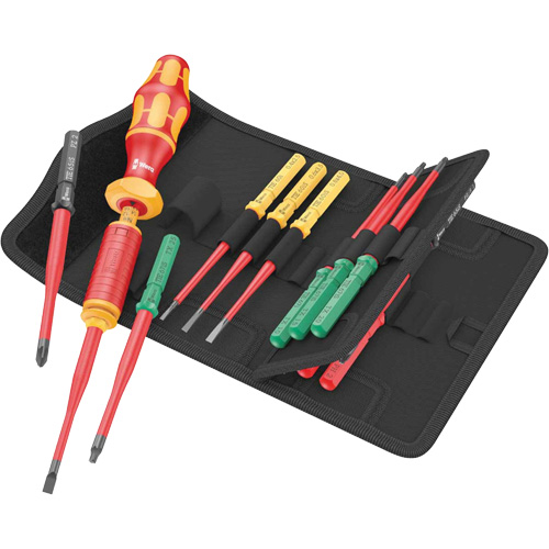15-Piece Kraftform Kompakt Torque VDE Blade Set, 1000 V Toolneeds Inc.