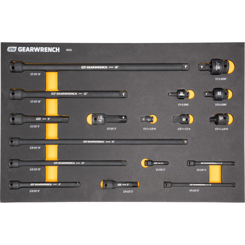 Jeu d'outils de m&eacute;canicien dans des plateaux modulaires en mousse avec conteneur de rangement, 247 morceaux Toolneeds Inc.