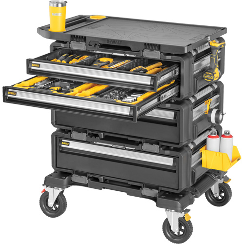 Poste de travail modulaire 5-en-1 TOUGHSYSTEM 2.0 DXL, 34" x 25-4/5" x 39", Noir/Jaune Toolneeds Inc.