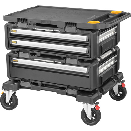 Poste de travail modulaire 4-en-1 TOUGHSYSTEM 2.0 DXL, 34" x 25-4/5" x 30", Noir/Jaune Toolneeds Inc.