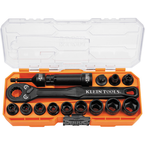 Jeu de douilles &agrave; chocs ouvertes essentielles KNECT, 28 Mcx, Chocs, Prise de 3/8" Toolneeds Inc.