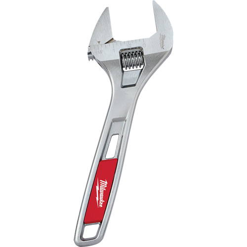 Wide Jaw Adjustable Wrench, 8" L, Chrome Toolneeds Inc.