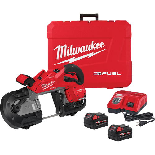 M18 FUEL Deep Cut Dual Trigger Band Saw Kit, 18 V, 5" Capacity Toolneeds Inc.