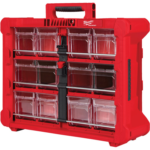 Organisateur PACKOUT &agrave; bac inclinable, 15-1/5" x 19-7/10" x 6-7/10", Noir/Rouge Toolneeds Inc.