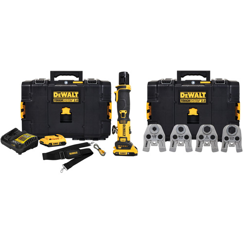 Ensemble d'outils pour outil de presse compacte avec m&acirc;choires CTS, 1/2" - 1-1/4", Motoris&eacute; Toolneeds Inc.