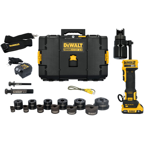 Hydraulic Knockout Tool Kit with 1/2'' - 2'' Punches & Dies Toolneeds Inc.