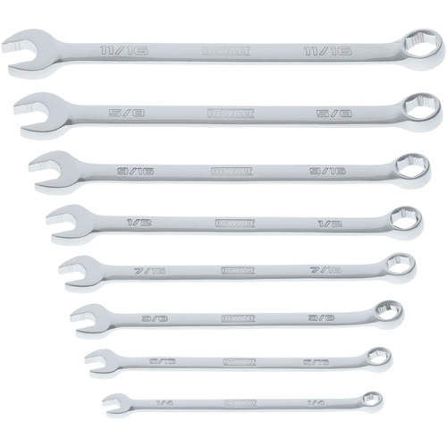 TOUGHSERIES Wrench Set, Combination, 8 Pieces, Imperial Toolneeds Inc.