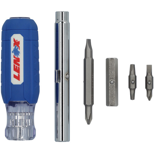 9-in-1 Multi-Bit Screwdriver, Textured Handle Toolneeds Inc.