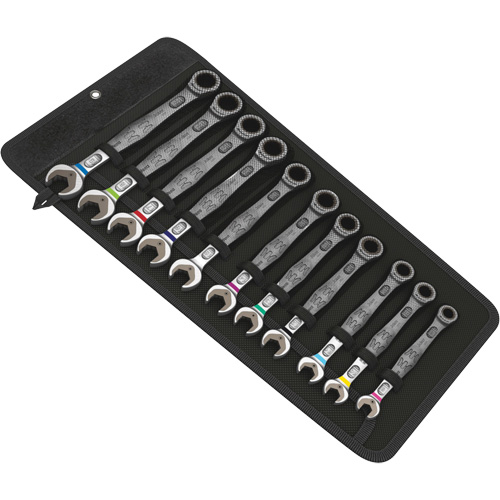 Jeu de cl&eacute;s combin&eacute;es &agrave; cliquets 6000 Joker, Combinaison, 11 morceaux, M&eacute;trique Toolneeds Inc.