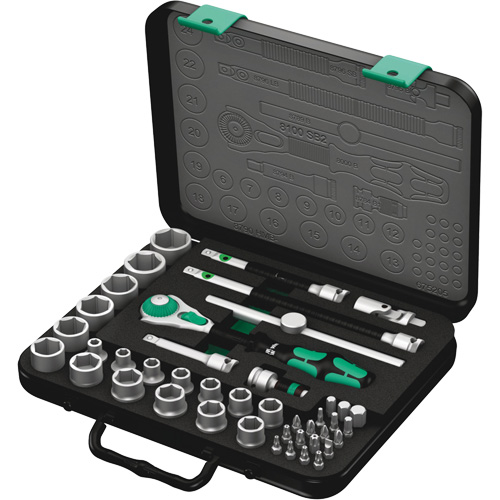 Jeu de cliquets rapides Zyklop 8100 SB 2, 43 Mcx, Prise de 3/8" Toolneeds Inc.