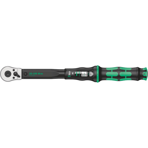 Cl&eacute; dynamom&eacute;trique Click-Torque B2 avec cliquet r&eacute;versible, &agrave; cliquer, Entraînement 3/8" carr&eacute;, 20 - 100 Nm Toolneeds Inc.