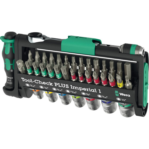 Ensemble d'outils en mesures imp&eacute;riales 1 Tool-Check PLUS, 39 Mcx, Prise de 1/4" Toolneeds Inc.