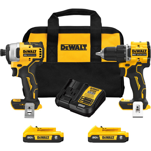 Ensemble de tournevis &agrave; chocs & tournevis/perceuse compact et sans balai ATOMIC, Lithium-ion, 20 V Toolneeds Inc.