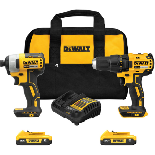 Ensemble de tournevis &agrave; chocs & perceuse, Lithium-ion, 20 V Toolneeds Inc.