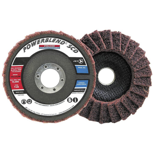 POWERBLEND SCD Surface Conditioning Flap Disc, 5" x 7/8", Type 29, Medium Grit Toolneeds Inc.