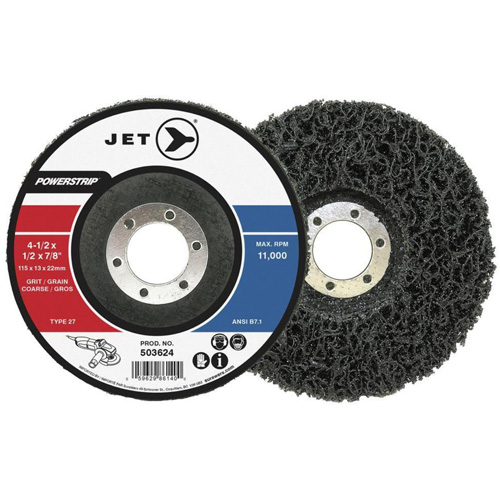 POWERSTRIP XCL Surface Preparation Depressed Centre Wheel, 4-1/2" Dia. Toolneeds Inc.