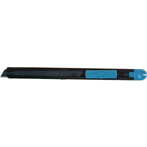 Couteau d'usage g&eacute;n&eacute;ral de 9 mm , Acier inoxydable, Prise en Plastique Toolneeds Inc.
