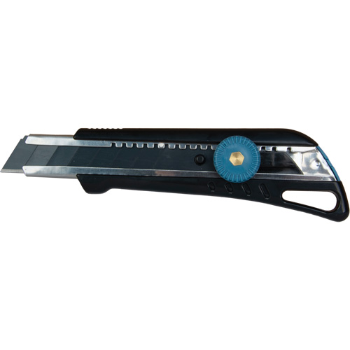 18mm Professional Knife with Ratchet, Stainless Steel, Heavy-Duty, Plastic Handle Toolneeds Inc.