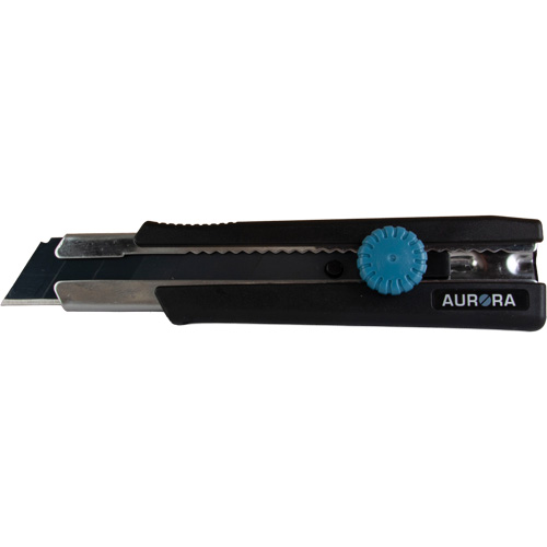 Couteau r&eacute;tractable de 25 mm, Acier inoxydable, Robuste, Prise en Caoutchouc Toolneeds Inc.