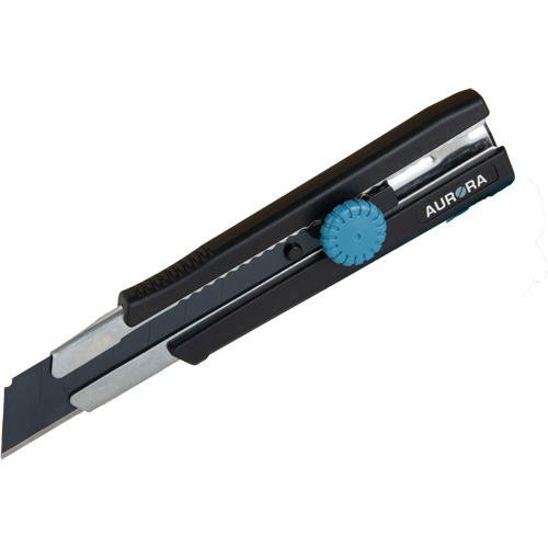 Couteau r&eacute;tractable de 25 mm, Acier inoxydable, Robuste, Prise en Caoutchouc Toolneeds Inc.