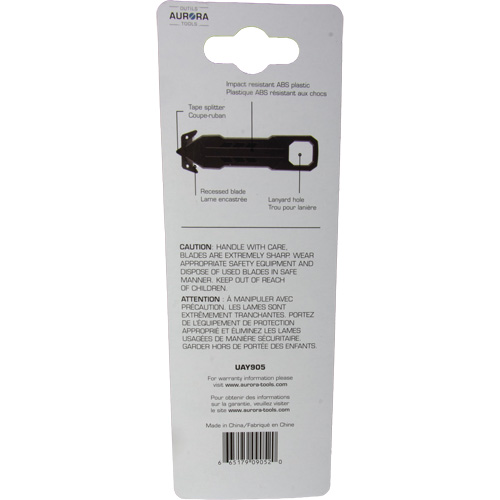 Disposable Safety Knife , Stainless Steel, Plastic Handle Toolneeds Inc.